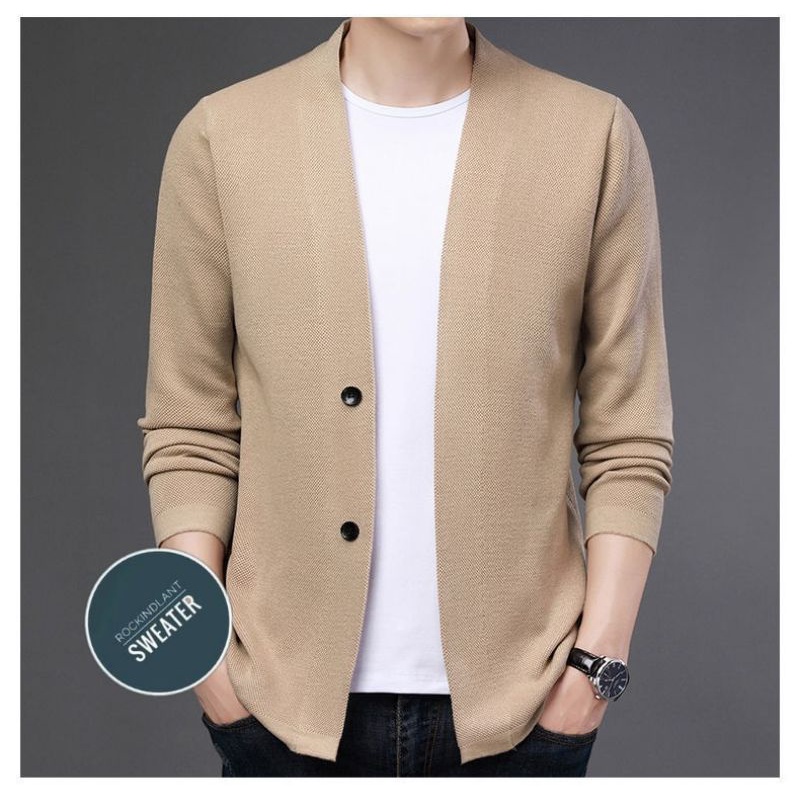 Sweater Cardigan Pria Rajut Halus/Sweater Pria/Cardigan Pria