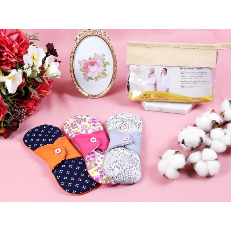 Pembalut Kain Yuspin Teeenager 23cm / Pembalut Kain Yuspin Original / Pembalut Sehat