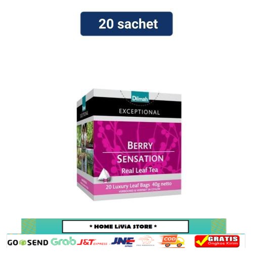 

Dilmah Exceptional Berry Sensation Th Celup 20 x 40 gr