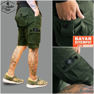 YANG LAGI HITS Celana  Cargo  Pendek Pria Army Loreng Ufc 