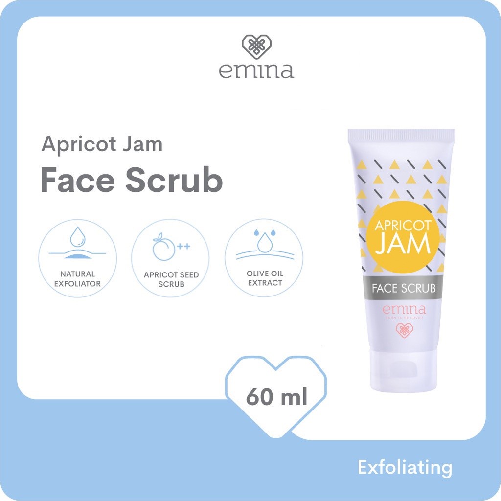 ⭐️ Beauty Expert ⭐️ Emina Apricot Jam Face Scrub | Exfoliating Scrub | Scrub Eksfoliasi