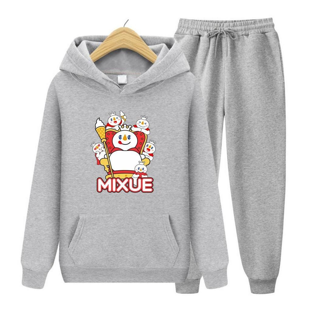 FenishaStore MIXUE ICE CREAM VIRAL Sweater Hoodie Atasan Dan Setelan Anak Usia 4-14 Tahun Bisa Bayar Ditempat COD