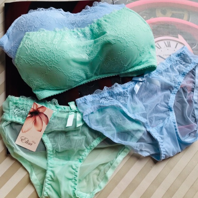 Bra Set (K-BS69) Pakaian dalam wanita set bra dengan cd / bahan lace halus