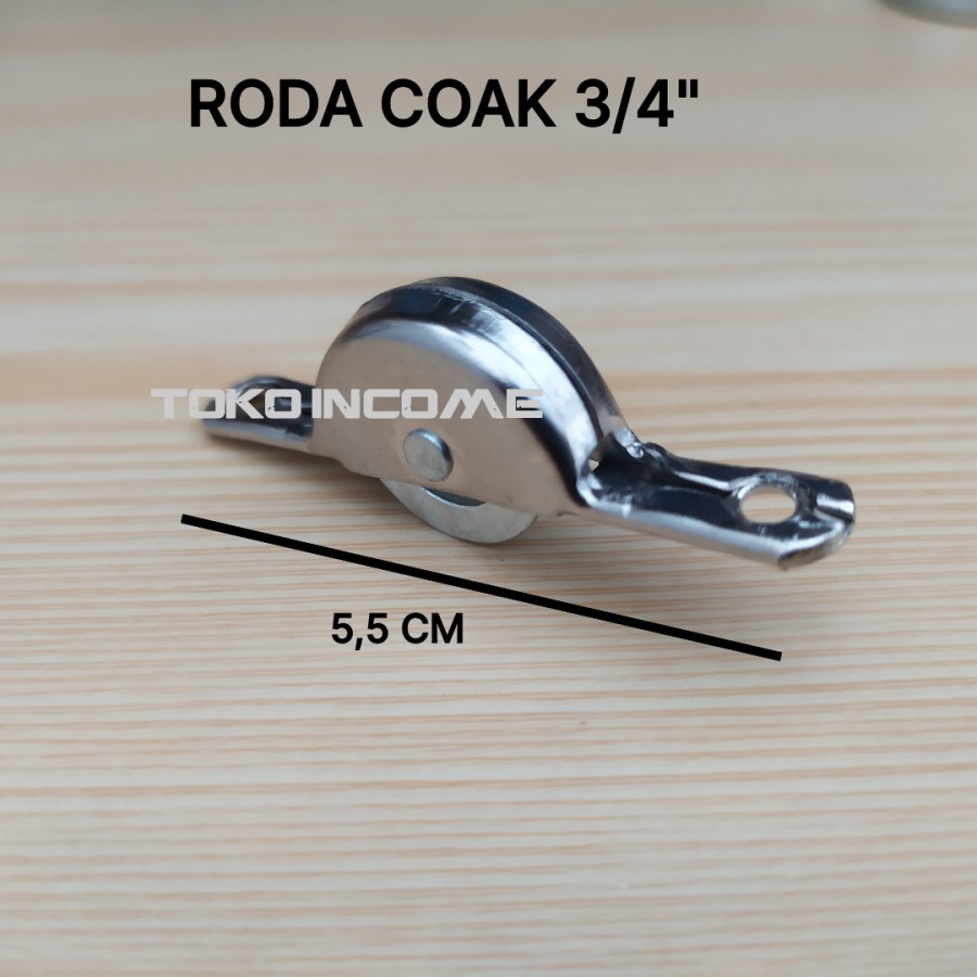 Roda Matex Coak Besi Besar Kecil / Pintu Lemari Geser / Sliding