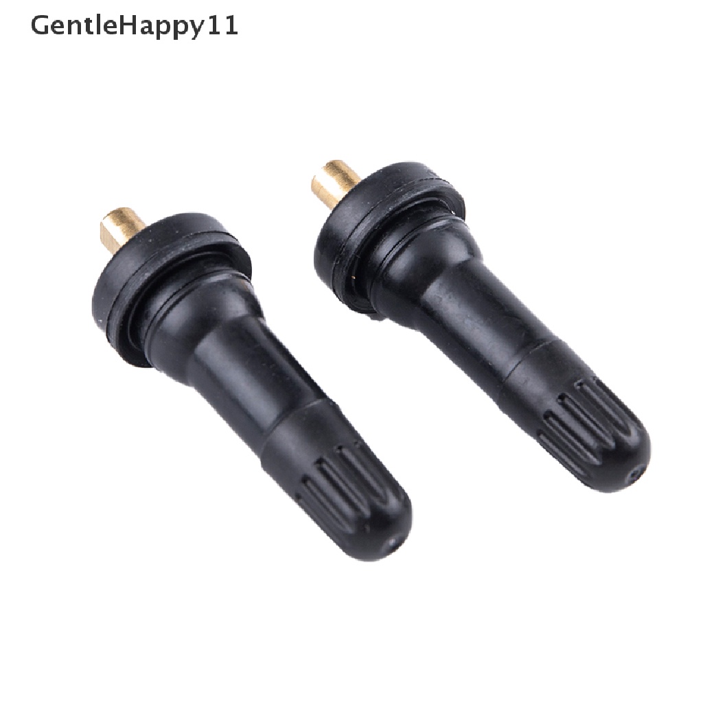 Gentlehappy 4Pcs Katup Sensor Tekanan Ban Tubeless Bahan Karet Untuk TPMS