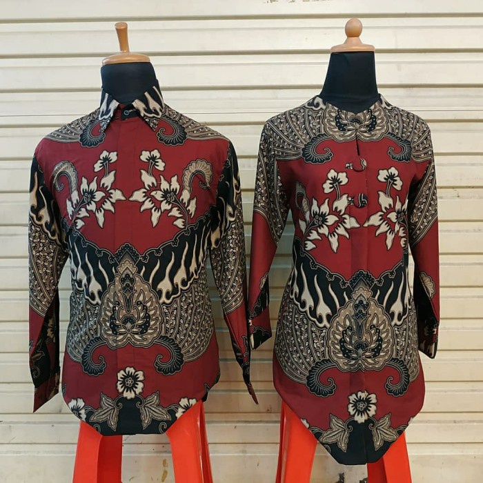 Couple Batik Baju Batik Couple Jumbo
