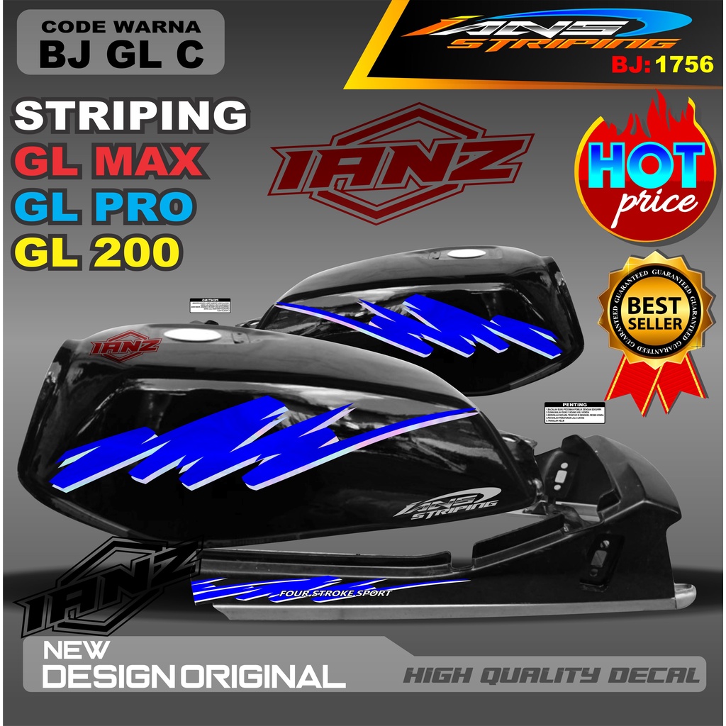 STRIPING GL VARIASI HOLOGRAM /  STIKER GL MAX VARIASI HOLOGRAM / STIKER HOLOGRAM