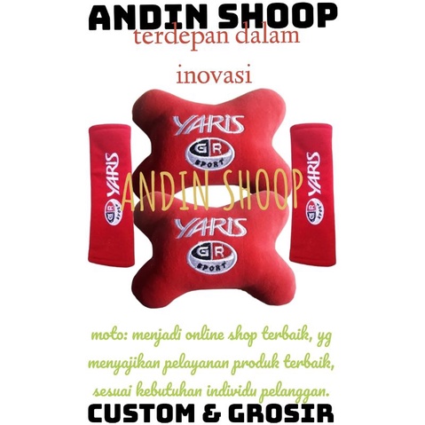 BANTAL MOBIL TOYOTA YARIS/SANDARAN KEPALA/AKSESORIS