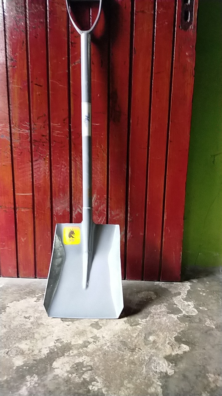 Sekop Pasir Gagang Pipa Besi Tebal