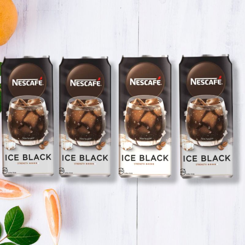 Nescafe Ice Black Kaleng  220ml