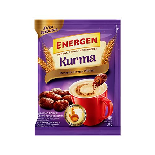 ENERGEN KURMA RENCENG ISI 10 +1 // MINUMAN SACHET SEREAL