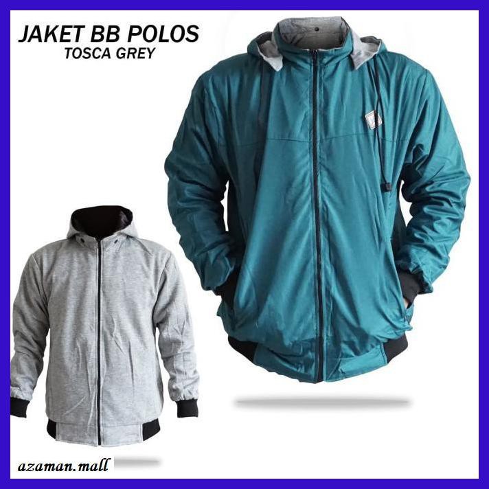 TEKAJTEKAJ- YANG TERBARU, JAKET PARASUT BOLAK BALIK DC - DC BB BLACK, L -ORIGINAL.