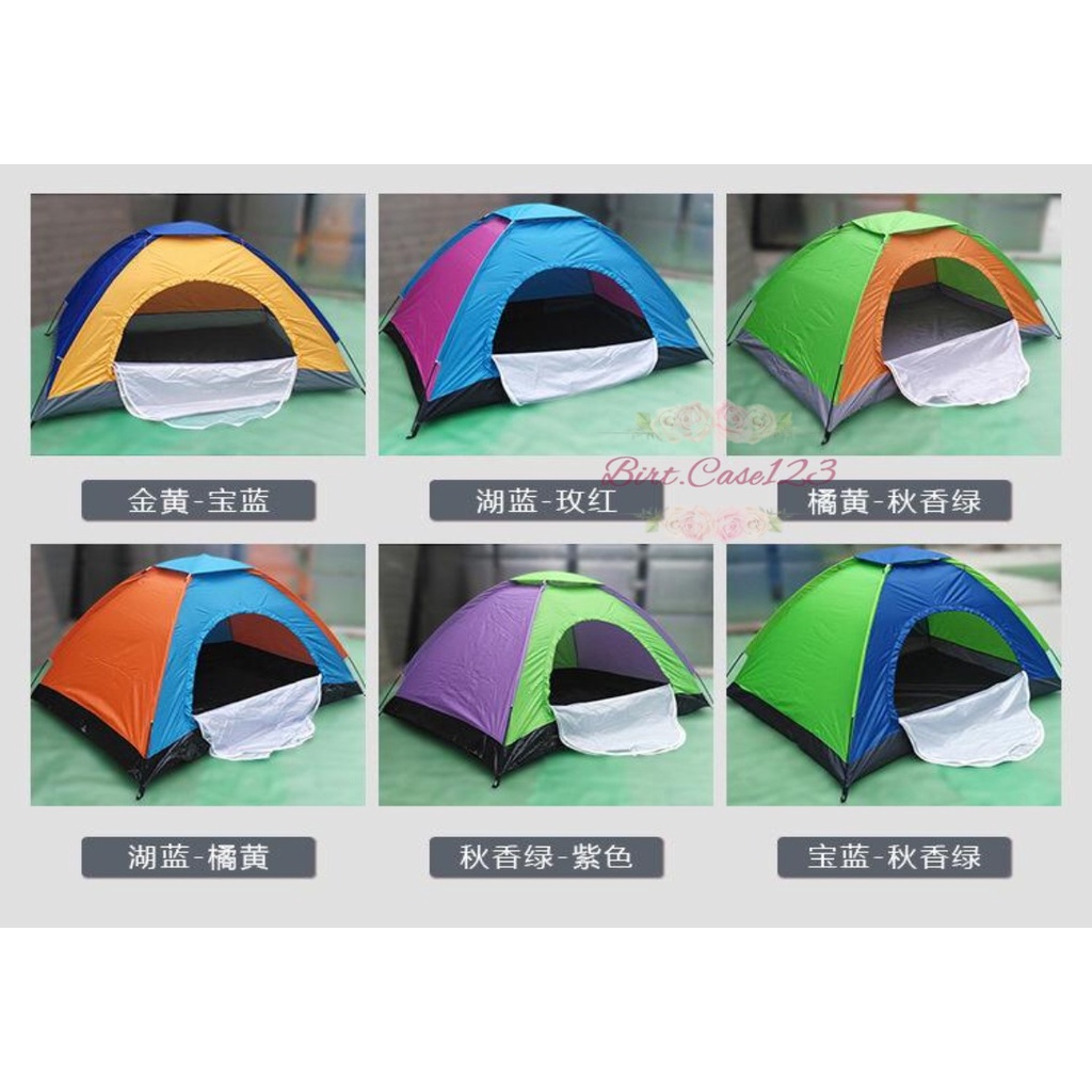 RT106 TENDA CAMPING OUTDOOR INDOOR KAPASITAS 2-3 ORANG UKURAN 2M X 1,5M BC6275