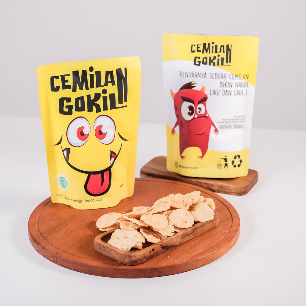 

Cemilan gokil keripik gegetas asin khas indonesia