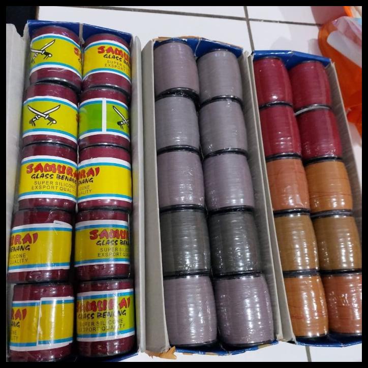 TERBARUU benang gelasan katun samurai PROMO