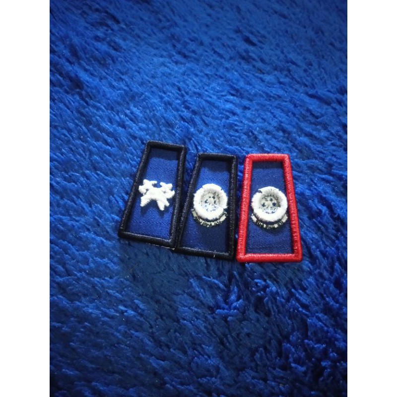 bordir timbul pangkat damkar