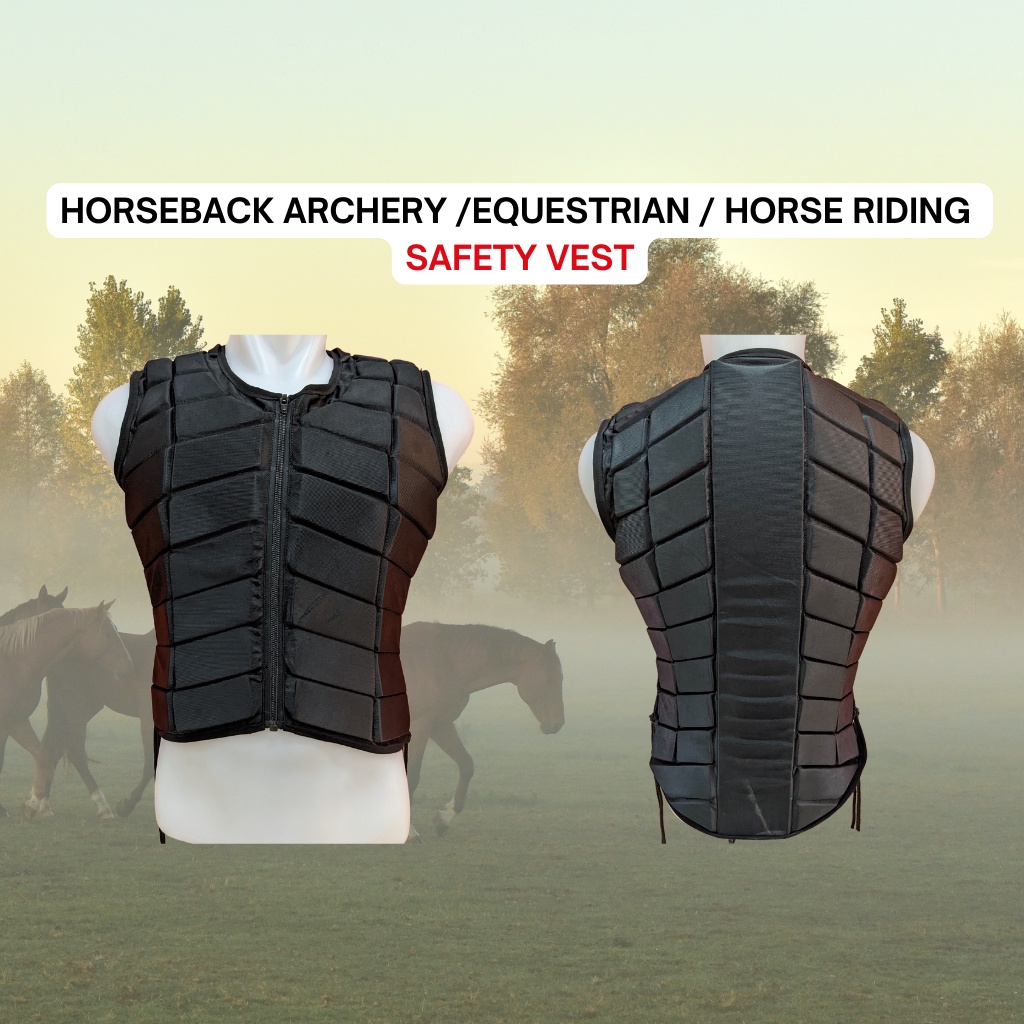 Body Protector Pelindung Badan Vest Horse Riding Equestrian Berkuda Kids & Adult