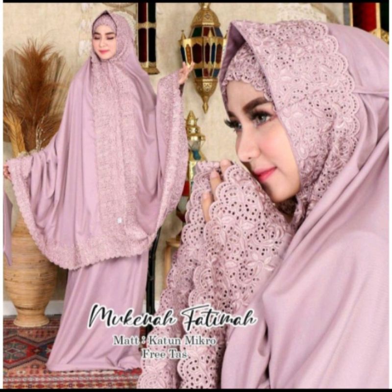 MUKENA DEWASA FATIMAH KHADIJAH TERBARU(BISA COD)