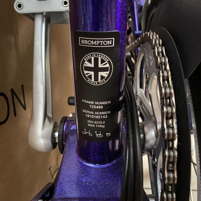 BROMPTON M6L PURPLE METALIC