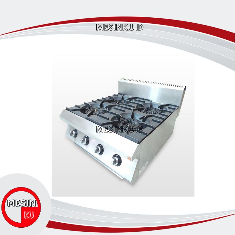 S/S Gas Open Burner Gas Stove 4 Burner Guataka