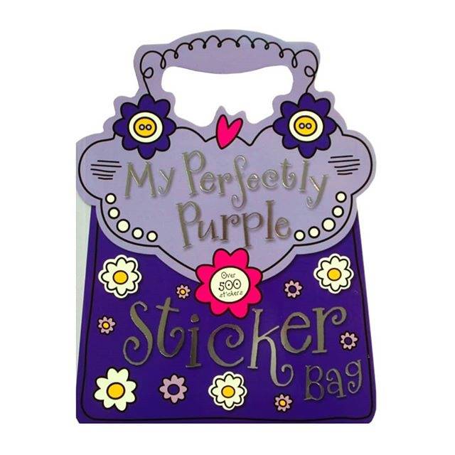

My Perfectly Purple Sticker Bag Book with over 500 Stickers