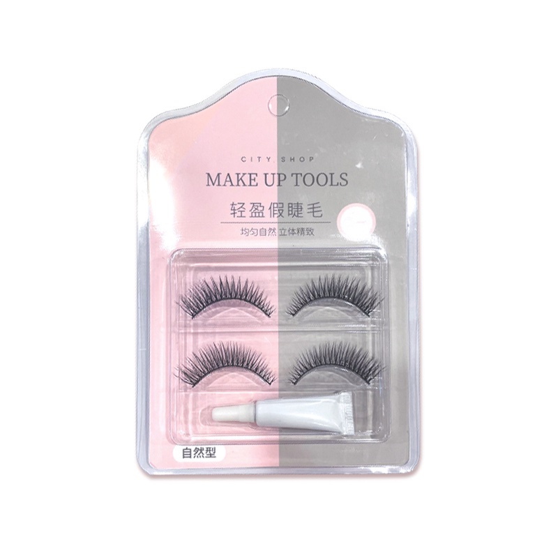 [Saucezhan]CITY SHOP False Eyelashes - Bulu Mata Palsu (Natural Type) 2 Pairs