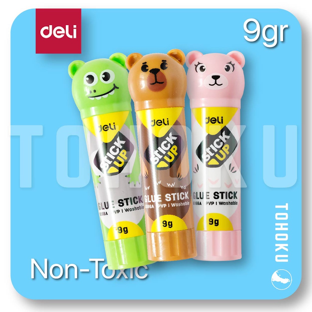 

Lem Kertas Stick Lucu - Deli Animals Glue Stick