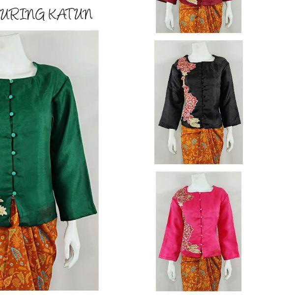 ► Indah KEBAYA ENCIM MODERN LENGAN PANJANG Organza Furing Katun KEBAYA WISUDA KEBAYA KATUN KEBAYA AK