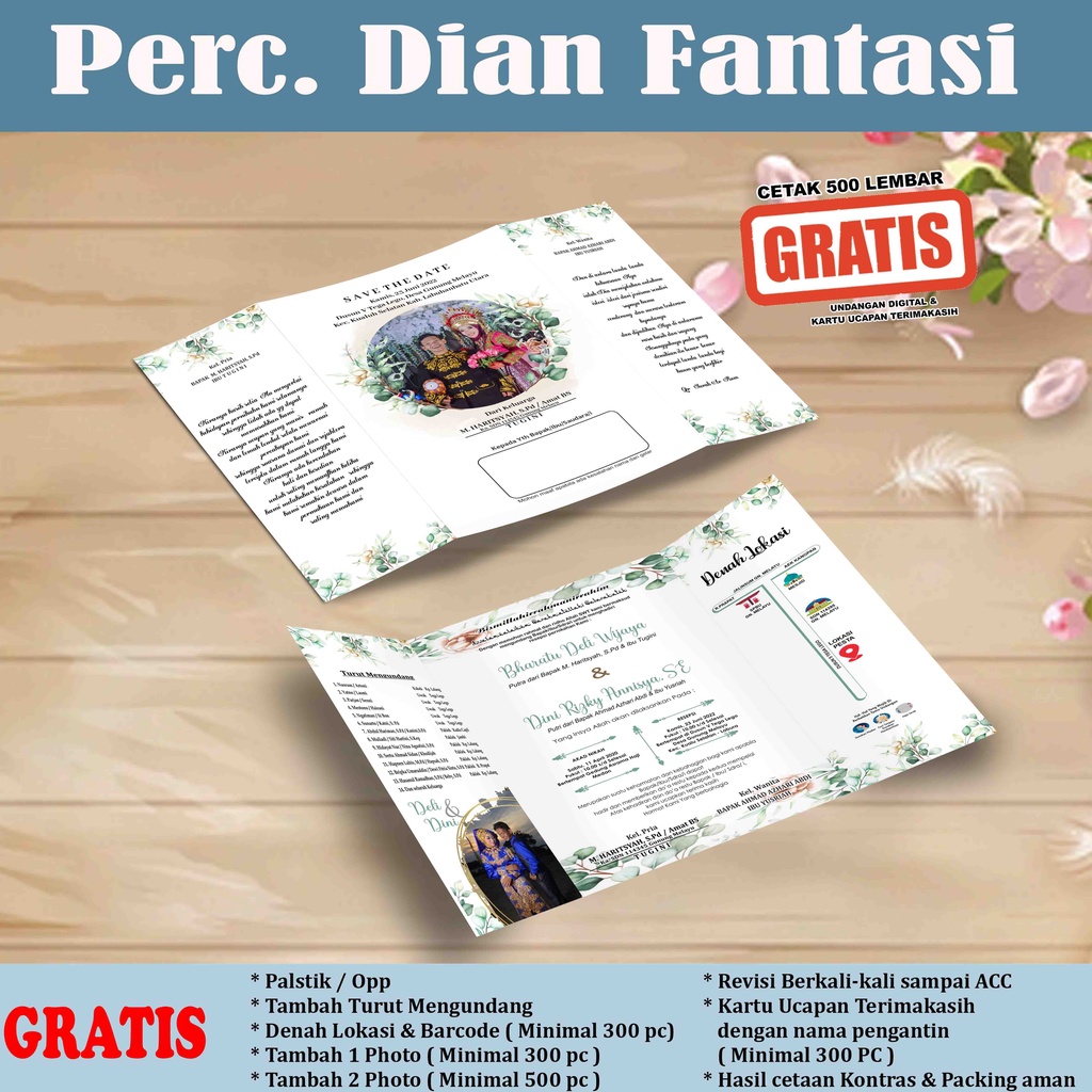 Undangan Pernikahan Undangan Pernikahan Ada Foto Surat Undangan Pernikahan