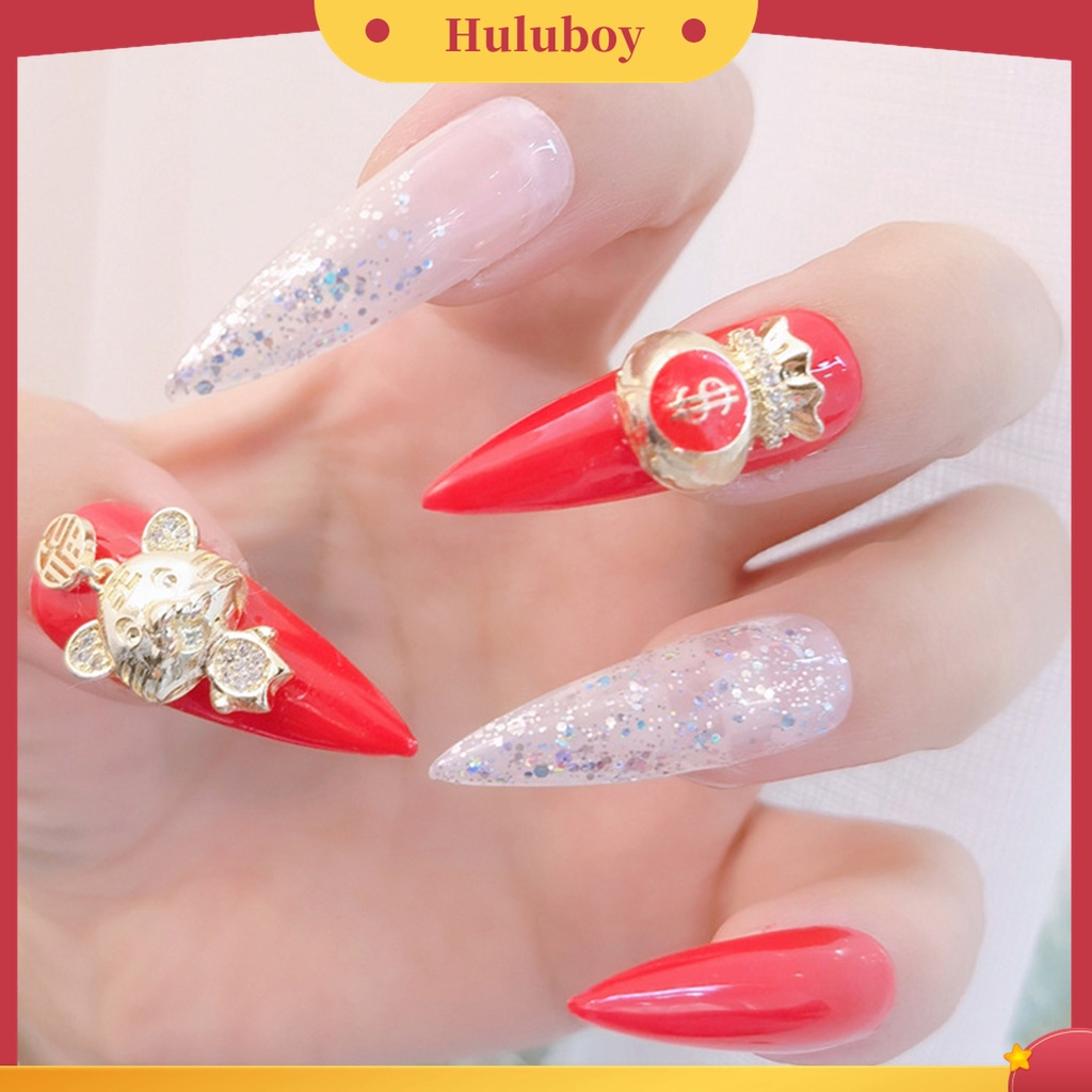 Huluboy Huluboy♡ 5g Dekorasi Nail Artmanicure Cubic Zirconia 2022 Untuk Tahun Baru Cina