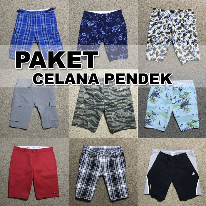 Paket Celana  Pendek  Import Cewek Cowok  Shopee  Indonesia