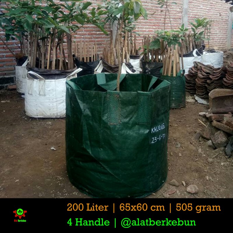 Growing Bag 200L Green