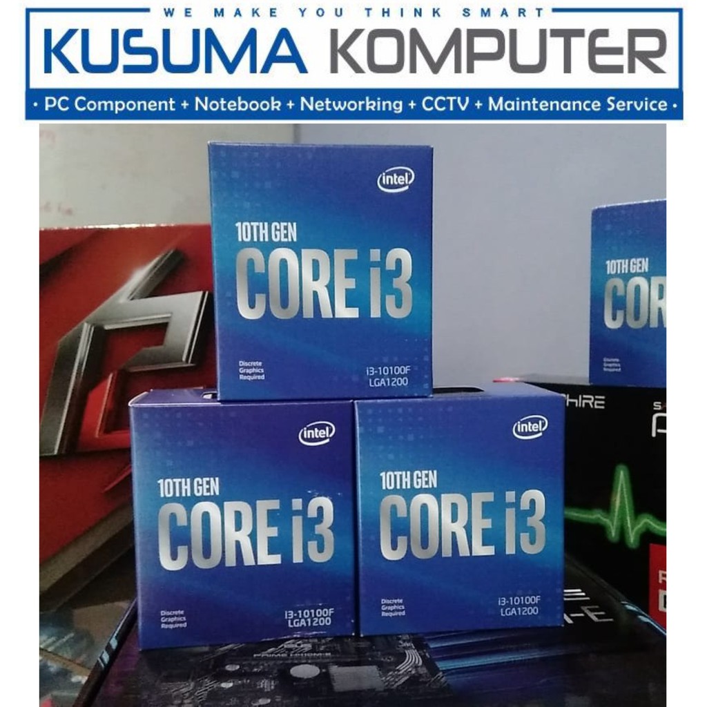 Prosesor Intel Core i3-10105 BOX with INTEL HD GRAPHIC