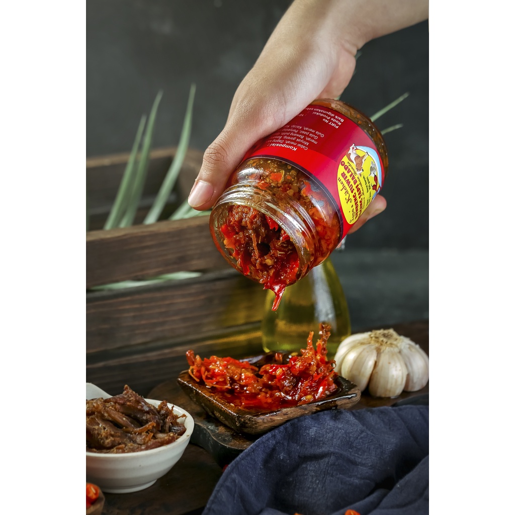 

RiDn Dendeng Suwir Daging Sapi Balado berat 400gram berat bersih 200gram