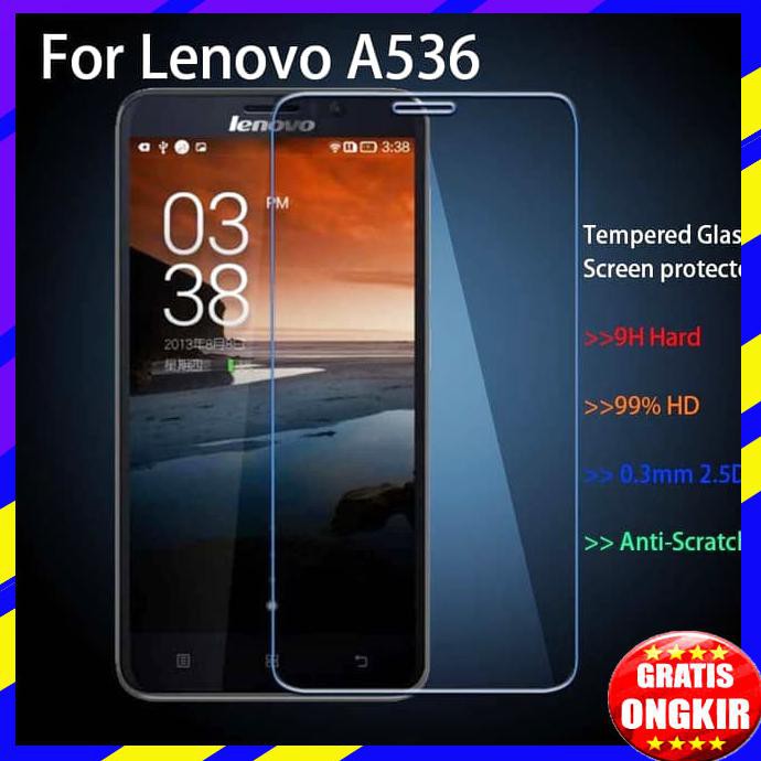 Acc Hp Tempered Glass Lenovo A536 Anti Gores Kaca Shopee Indonesia