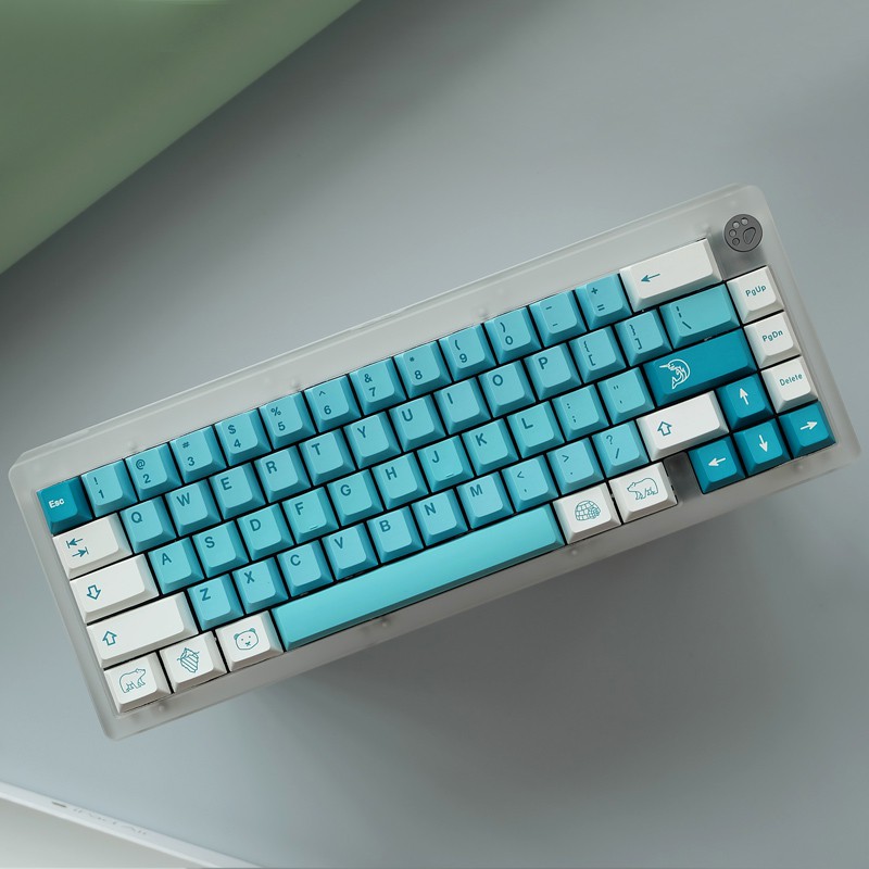 125 Key PBT Iceberg Darling Keycaps Cherry Profile DYE SUB Personalized Japanese Keycap For Cherry MX Switch Mechanical Keyboards