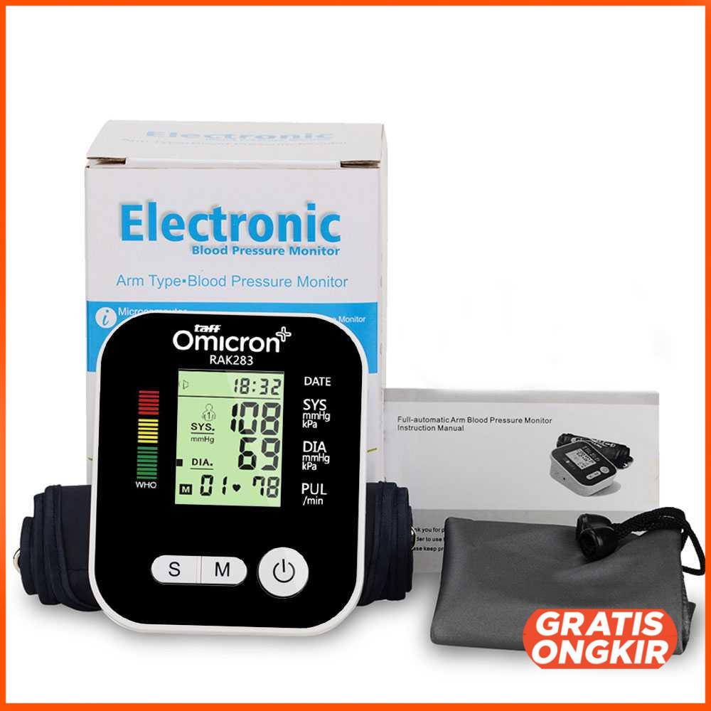 TaffOmicron Pengukur Tekanan Darah Tensi with Voice - RAK-283