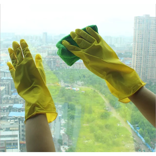 Sarung Tangan Karet Glove Latex Rubber Sarung Tangan Karet Cuci Piring Berkebun Bersih Bersih Ibu Rumah Tangga