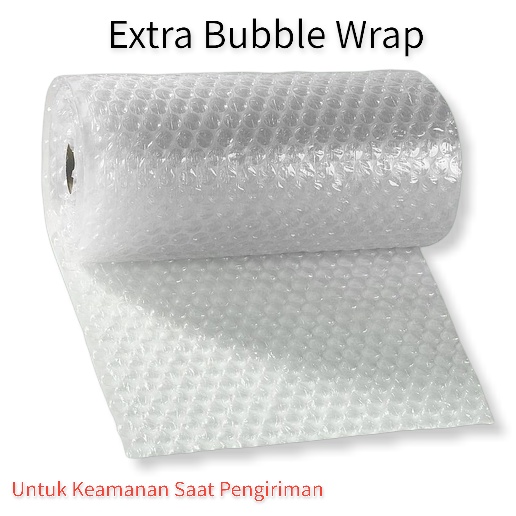 

Extra Bubble Wrap untuk keamanan saat pengirimn