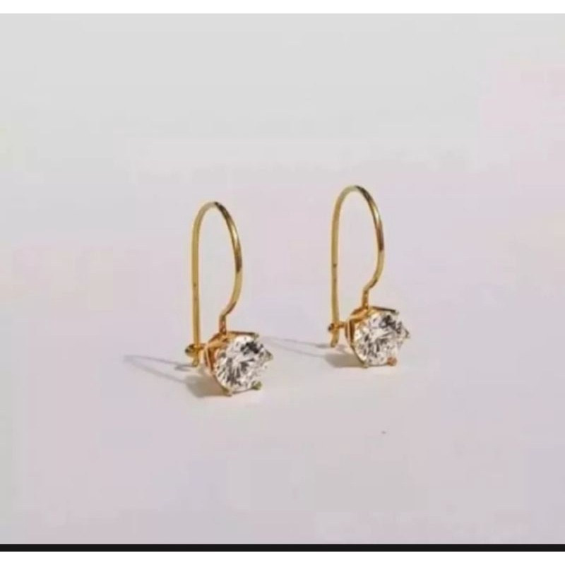 anting wanita dewasa motif Desi GOLD ritanium anti luntur