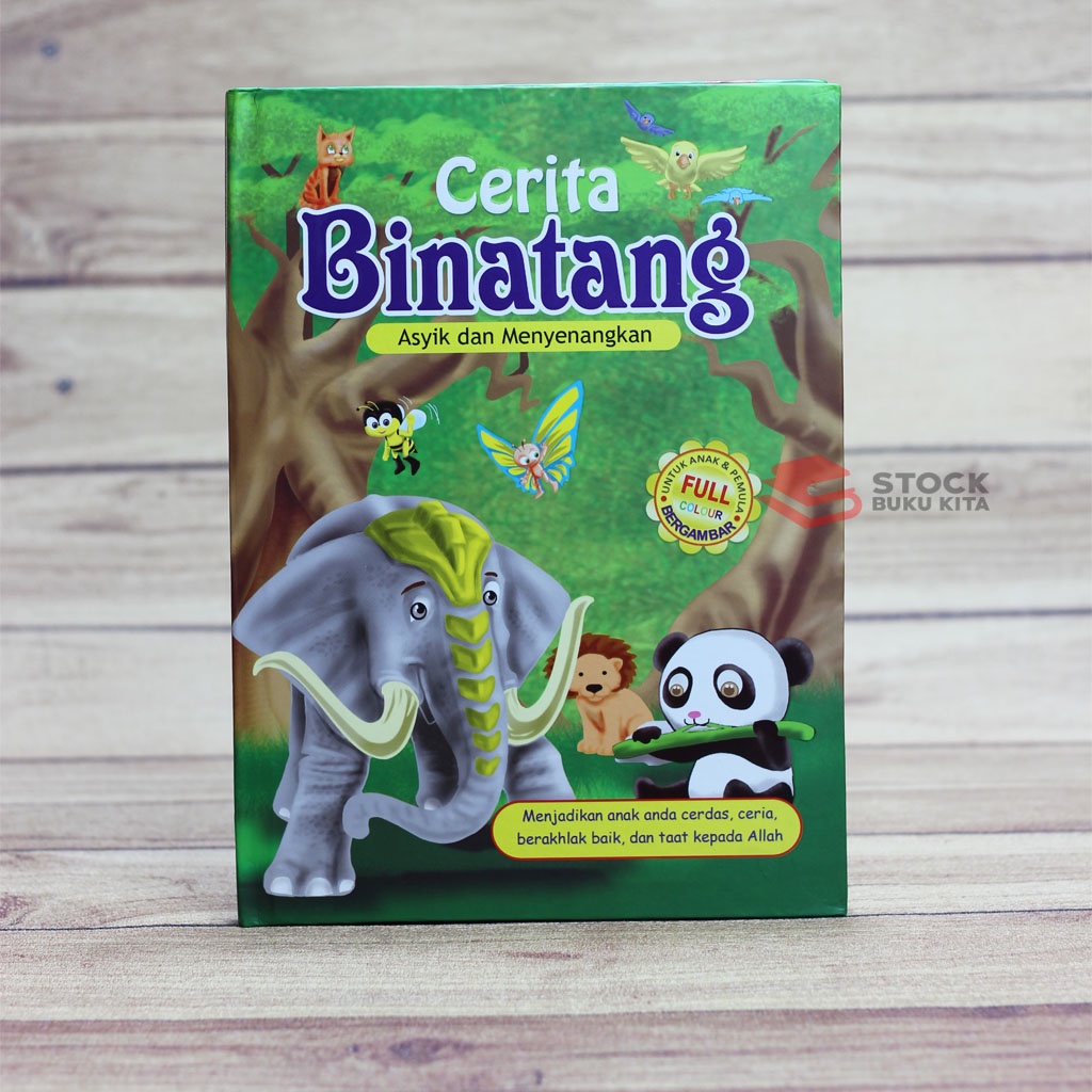 Jual Buku Cerita Binatang Hard Cover Bergambar Untuk Anak Full Color ...