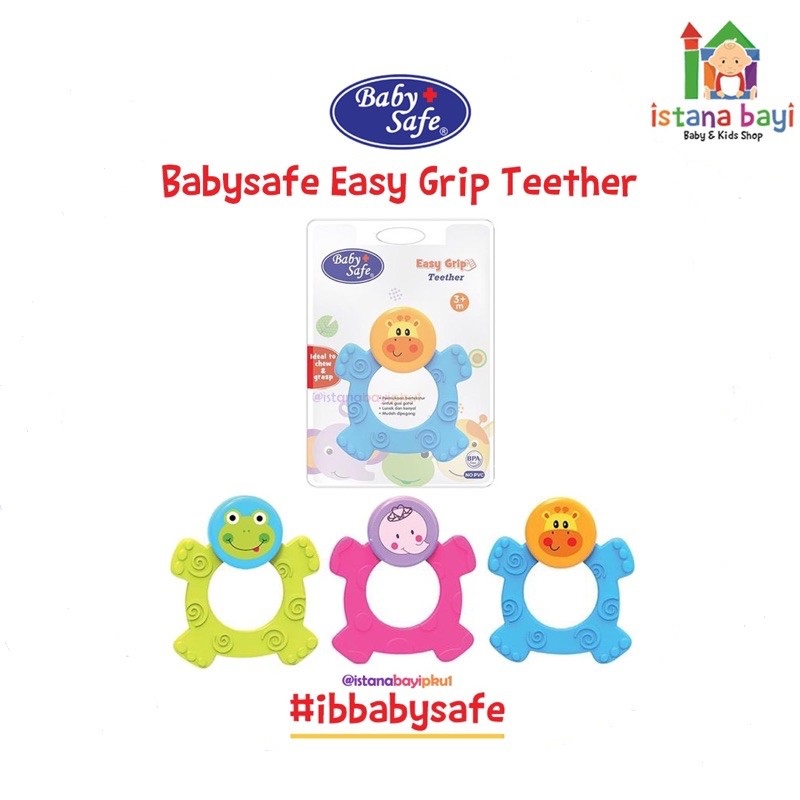 Baby Safe TT003 Easy Grip Teether - Gigitan bayi