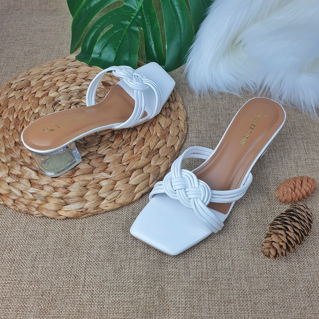 Sandal Heels transparan TRACEY