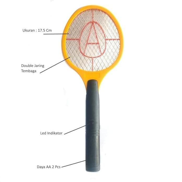 Jual Raket Nyamuk Portable Baterai Mosquito Racket Net Bug Lalat Serangga Shopee Indonesia