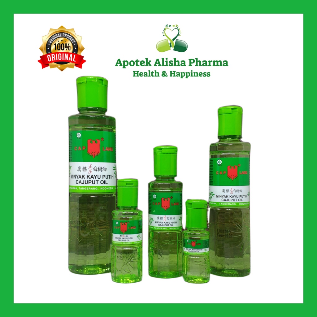Minyak Kayuputih Caplang Original - Kayu Putih Cap Lang Hijau / Cajuput Oil
