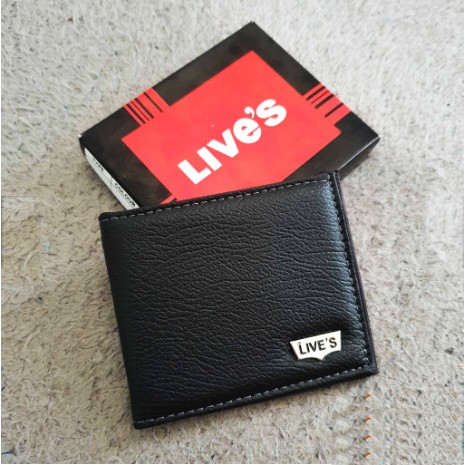 SERBA 10.000!! Dompet Pria Dompet Kulit Sintetis LIVE'S 501 Dengan Slot Kartu Multi + BOX