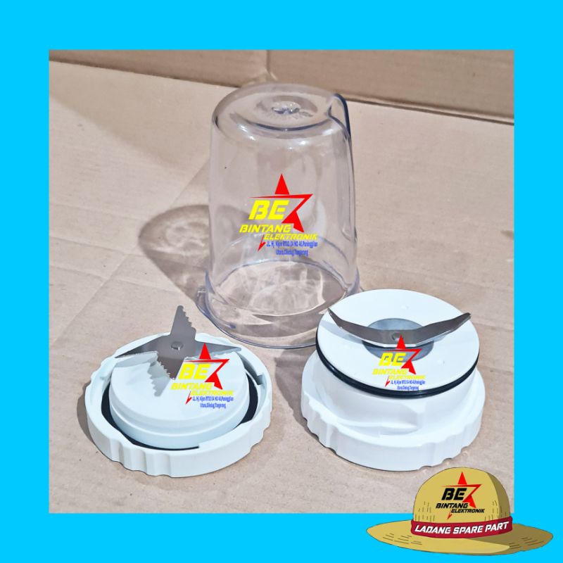 Set GELAS BUMBU Blender PHILIPS &amp; MONTING JUS HR 2115 2116 2061 2071