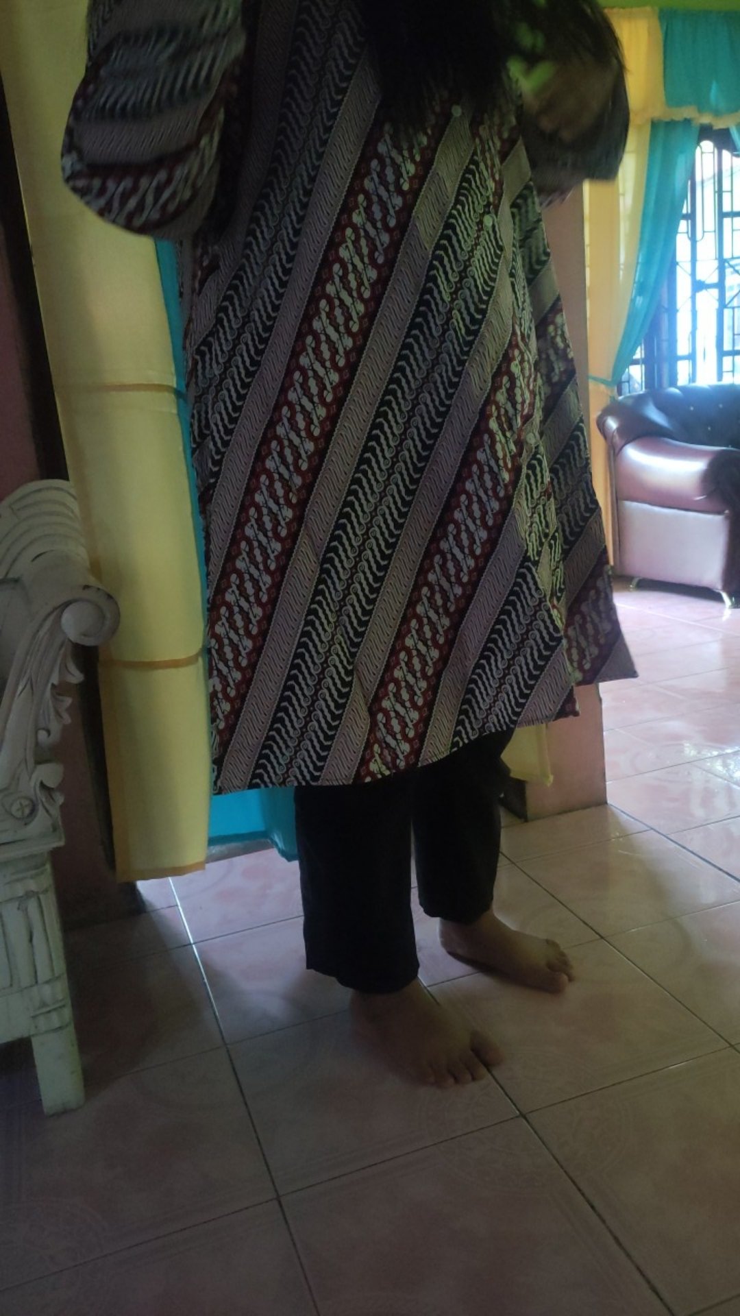 Tunik Batik Jumbo Wanita Ld 120-130 Fit 4xl (4 Pilihan Warna)