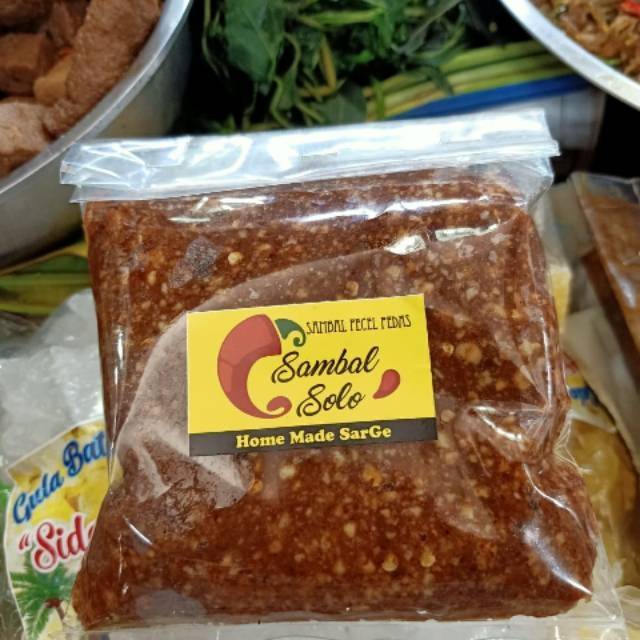 

Bumbu Pecel Pedas Non Pedas Khas Wong Solo Pasar Gede