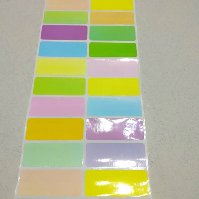

Label Nama Colorfull Ukuran L
